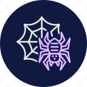 spider, web, halloween, party, night, holiday, trick or treat