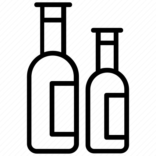 Alcohol, beer, champagne bottles, liquor, wine bottles icon - Download on Iconfinder