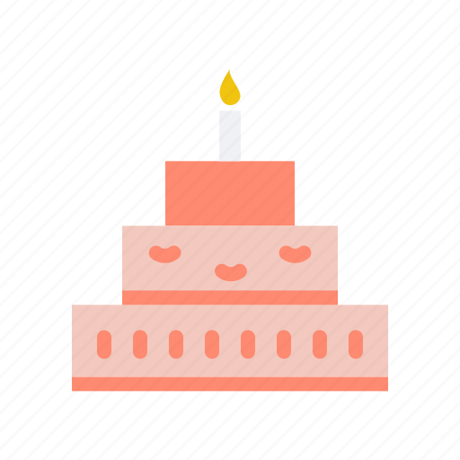 Birthday, cake, candle, celebrate, christmas, new year, hygge icon - Download on Iconfinder