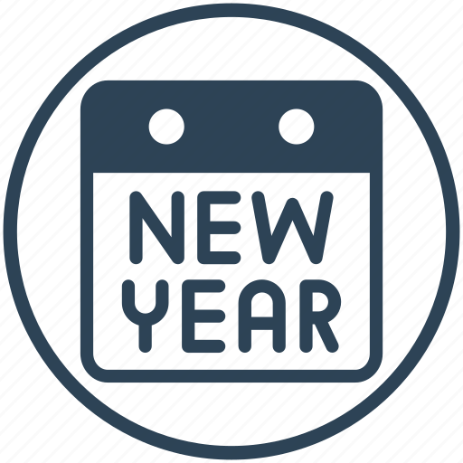 Happy new year, calendar, holiday, event, celebration icon - Download on Iconfinder