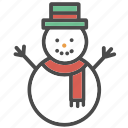 christmas, decorations, man, ornaments, snow, snowman, winter