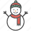 christmas, decorations, man, ornaments, snow, snowman, winter 