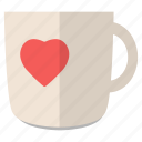 cup, day, february 14, happy, heart, valentine's