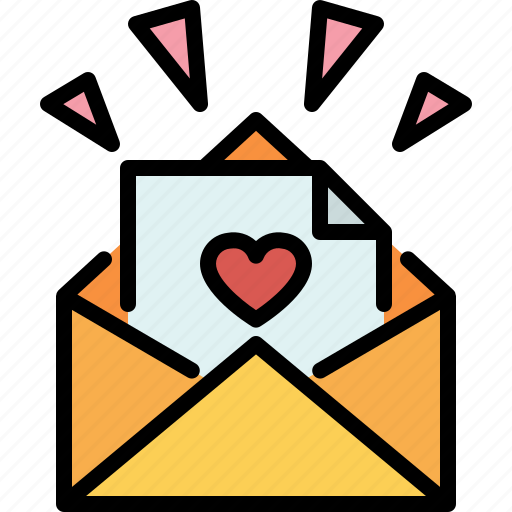 Love, letter, romantic, message, valentines, passion, mail icon - Download on Iconfinder