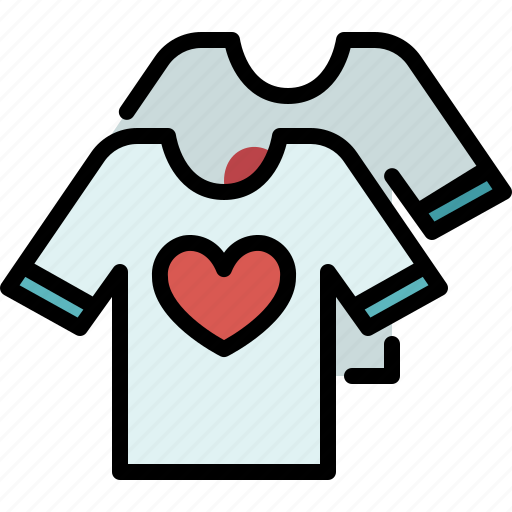 Couple, shirt, fashion, clothing, love, valentines, passion icon - Download on Iconfinder