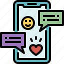 love, message, chat, smartphone, valentines, passion, mobile