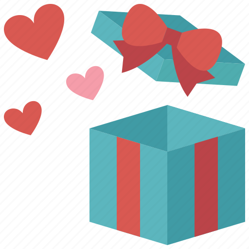 Gift, present, surprise, box, love, valentines, heart icon - Download on Iconfinder