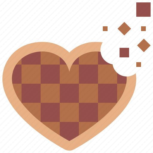 Heart, chocolate, sweet, love, valentines, passion, romantic icon - Download on Iconfinder
