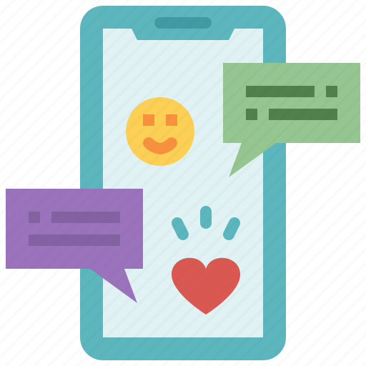 Love, message, chat, smartphone, mobile phone, valentines, passion icon - Download on Iconfinder
