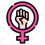 feminism, feminine, sign, symbol, venus 
