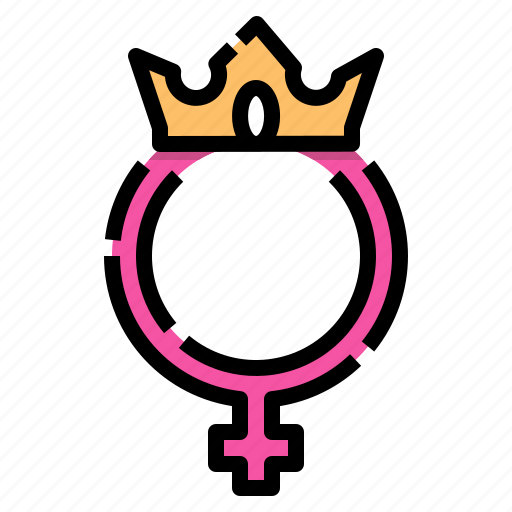 Feminism, feminine, sign, symbol, venus, queen icon - Download on Iconfinder