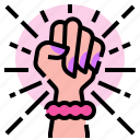 hand, women, feminism, feminine, power, symbol