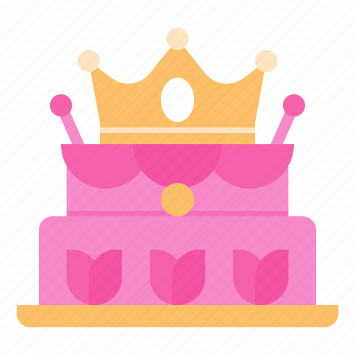 Cake, fantasy, dessert, queen, birthday icon - Download on Iconfinder