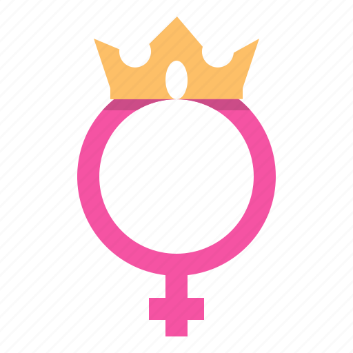 Feminism, feminine, sign, symbol, venus, queen icon - Download on Iconfinder