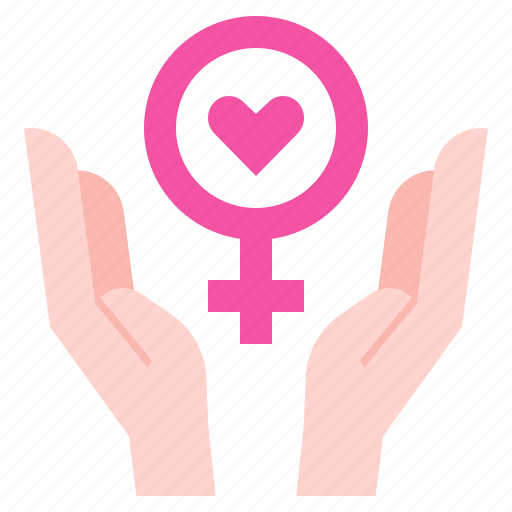Hands, feminism, feminine, safe, protected, venus icon - Download on Iconfinder