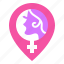 pin, location, feminism, feminine, sign, symbol, venus 