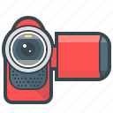 camcorder, devices, video camera, camera, film, video