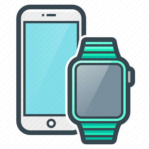 Devices, gadgets, apple, smart watch, smartphone, telephone icon - Download on Iconfinder