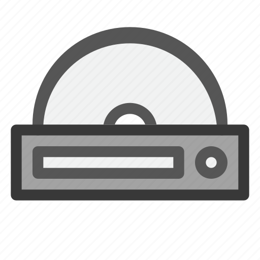 Cd, drive, dvd, electric, payer icon - Download on Iconfinder