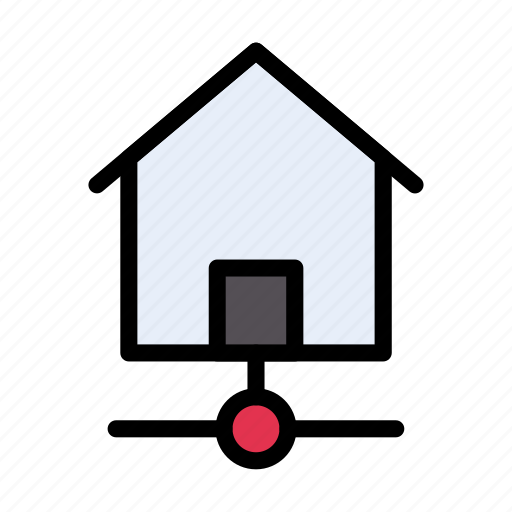 Connection, home, house, network, sharing icon - Download on Iconfinder