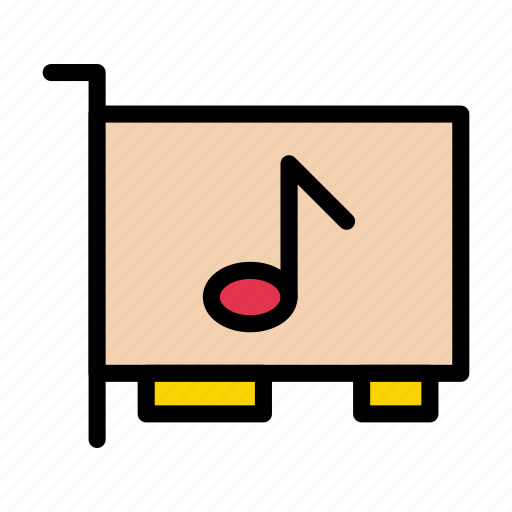 Board, media, melody, music, soundcard icon - Download on Iconfinder