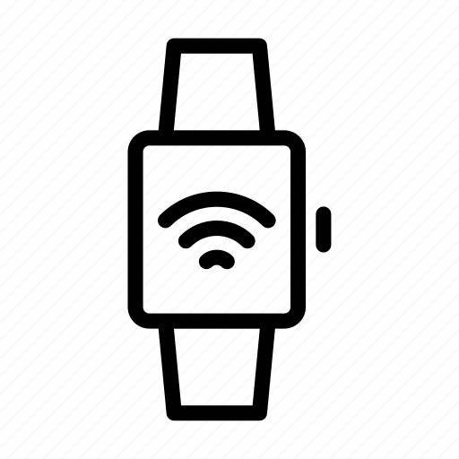 Gadget, internet, signal, smartwatch, wristwatch icon - Download on Iconfinder