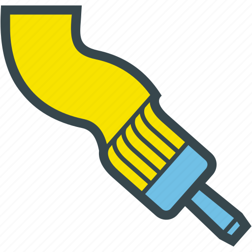 Brush, color, flat brush, paint, painting icon - Download on Iconfinder