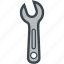 nut, screw, tool, wrench 