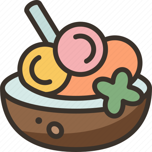 Ice, cream, bowl, dessert, summer icon - Download on Iconfinder