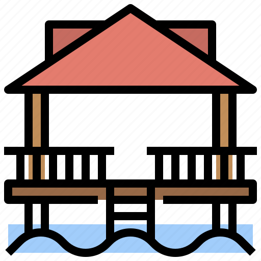 Buildings, city, cottage, hawaii, home, hut, pavilion icon - Download on Iconfinder