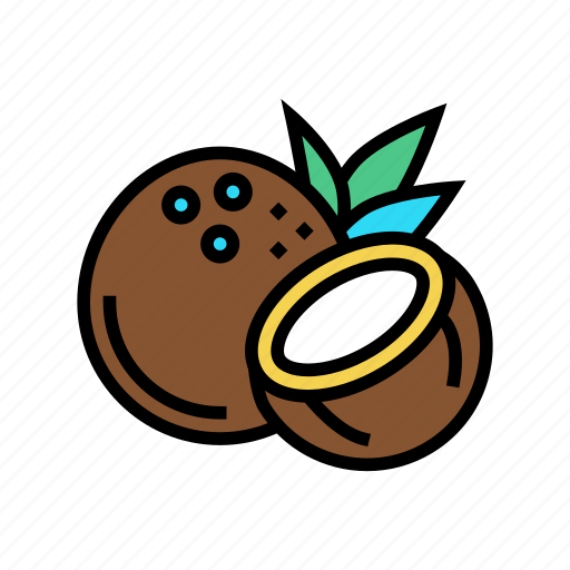 Coconut, exotic, nut, hawaii, island, vacation icon - Download on Iconfinder