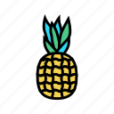 pineapple, tropical, fruit, hawaii, island, vacation