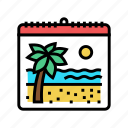 vacation, calendar, hawaii, island, resort, hawaiian