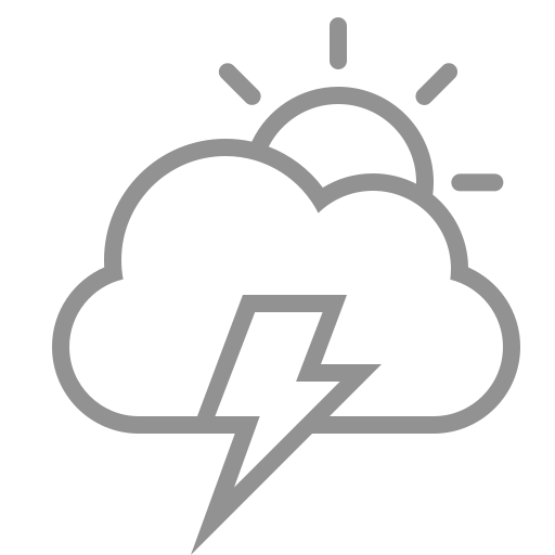 Sun, lightning, cloud icon - Free download on Iconfinder
