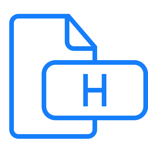 Document, file, h icon - Free download on Iconfinder
