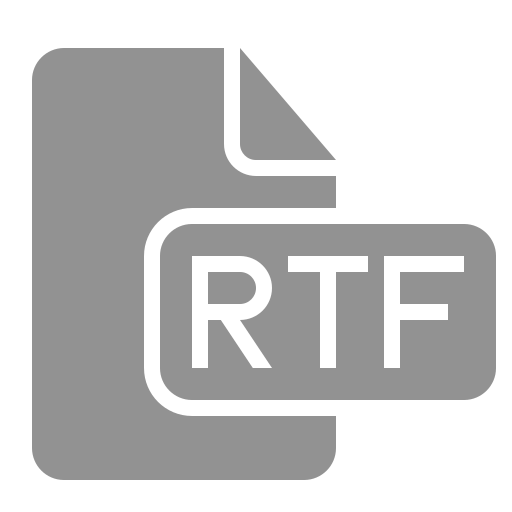 Rtf, document, file icon - Free download on Iconfinder