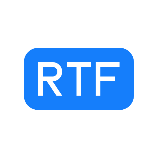 Rtf, file icon - Free download on Iconfinder