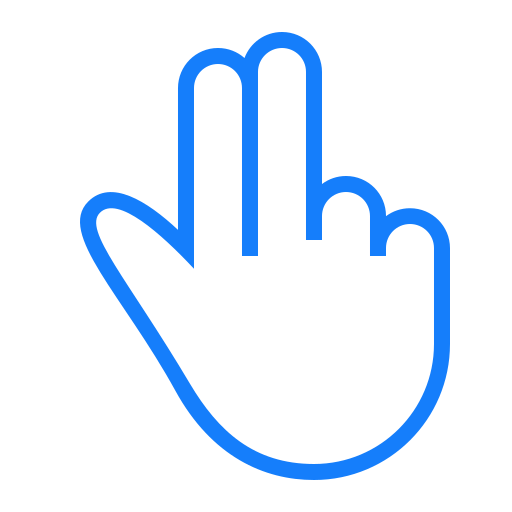 Fingers, two icon - Free download on Iconfinder