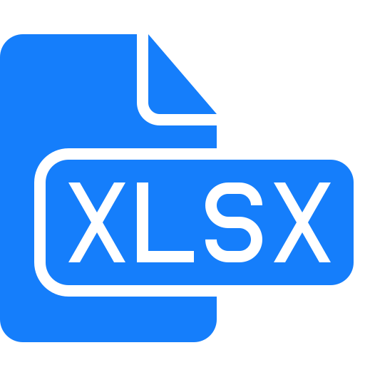 Document Excel File Upload Xlsx Icon - Riset
