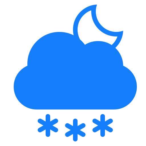 Moon, cloud, snowflakes icon - Free download on Iconfinder