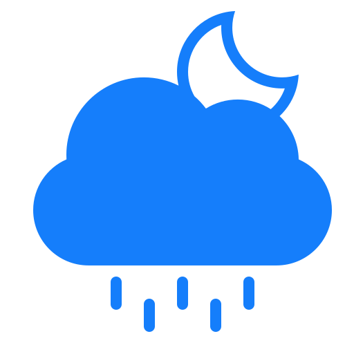 Moon, cloud, rain icon - Free download on Iconfinder