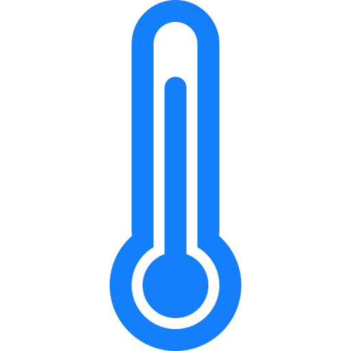 Thermometer, quarters, three icon - Free download