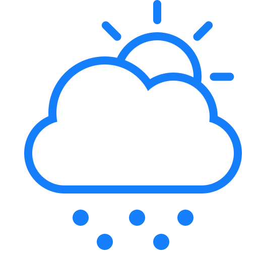 Cloud, snow, sun icon - Free download on Iconfinder