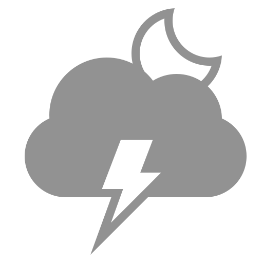 Lightning, cloud, moon icon - Free download on Iconfinder