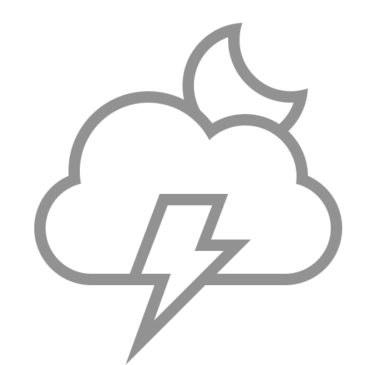 Moon, lightning, cloud icon - Free download on Iconfinder