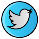 bird, media, social, twitter, hayal