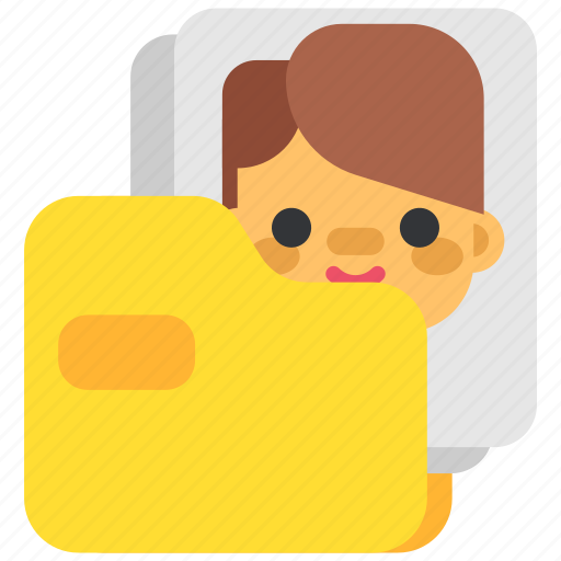 Biography, business, document, file, headhunting, man icon - Download on Iconfinder