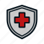 shield, health, protect, insurance, security 