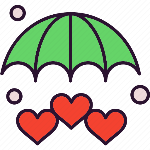 Heart, saving, umbrella icon - Download on Iconfinder
