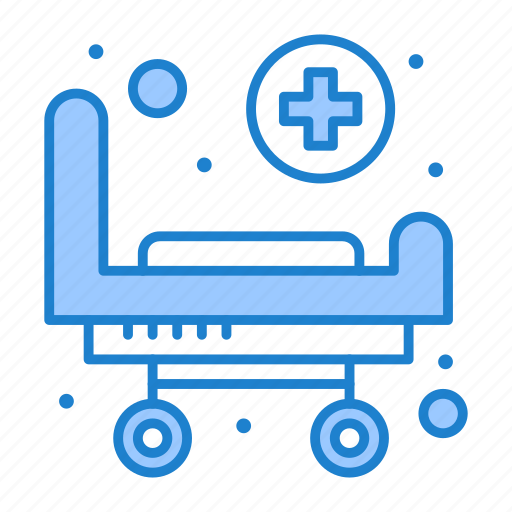 Bed, hospital, stretcher, wheels icon - Download on Iconfinder